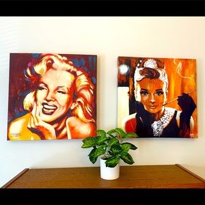Two Canvas Paintings